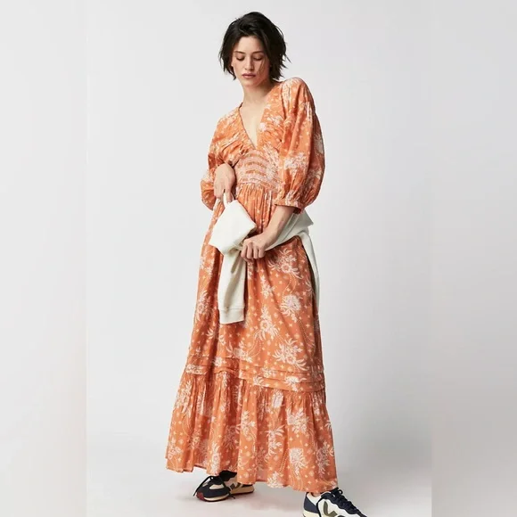 chinese dress ladies Free People - Morning Song Maxi Dress